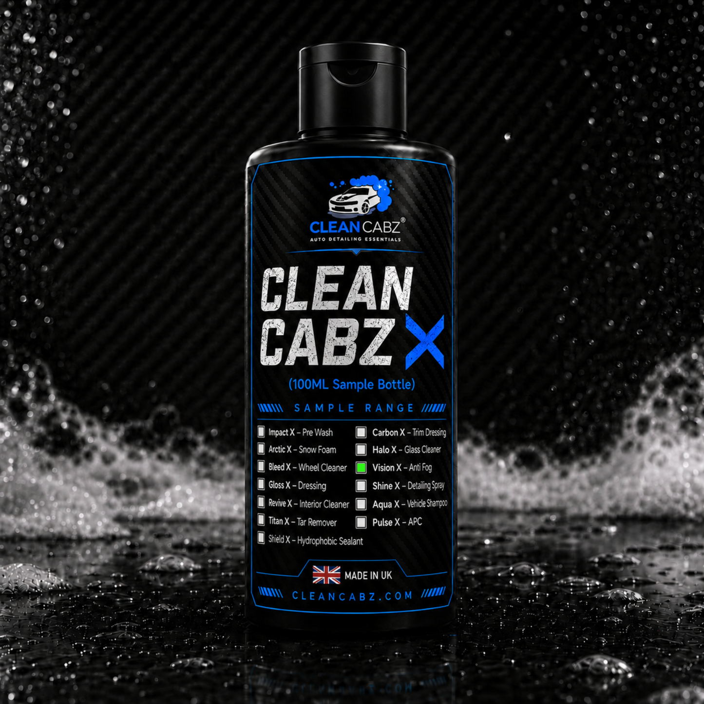 Vision X – Anti Fog Sample 100ml