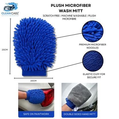 CleanCabz® Premium 9 Piece Car Cleaning Kit - *FREE Storage Bag*