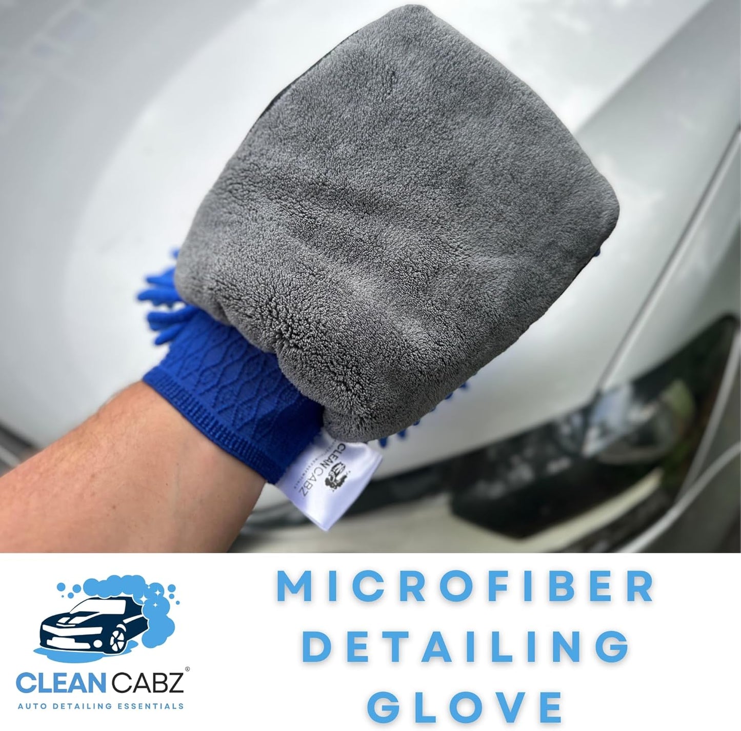 CleanCabz® Premium 2x Professional Car Wash Mitts