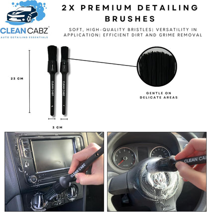 CleanCabz® Premium Car Washing Kit With Bag - 9-Piece Car Cleaning Kit