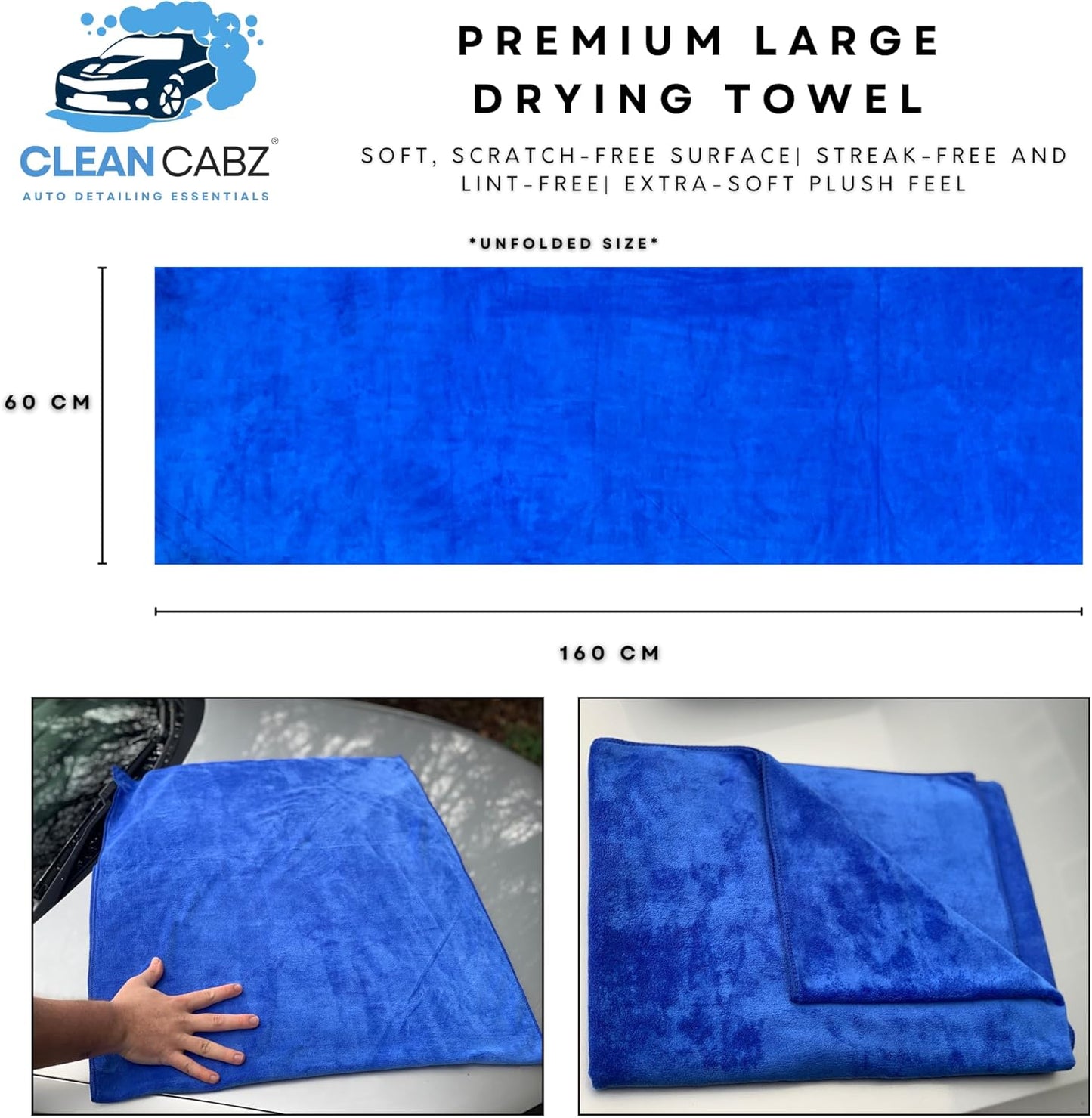 CleanCabz® Premium Car Washing Kit With Bag - 9-Piece Car Cleaning Kit