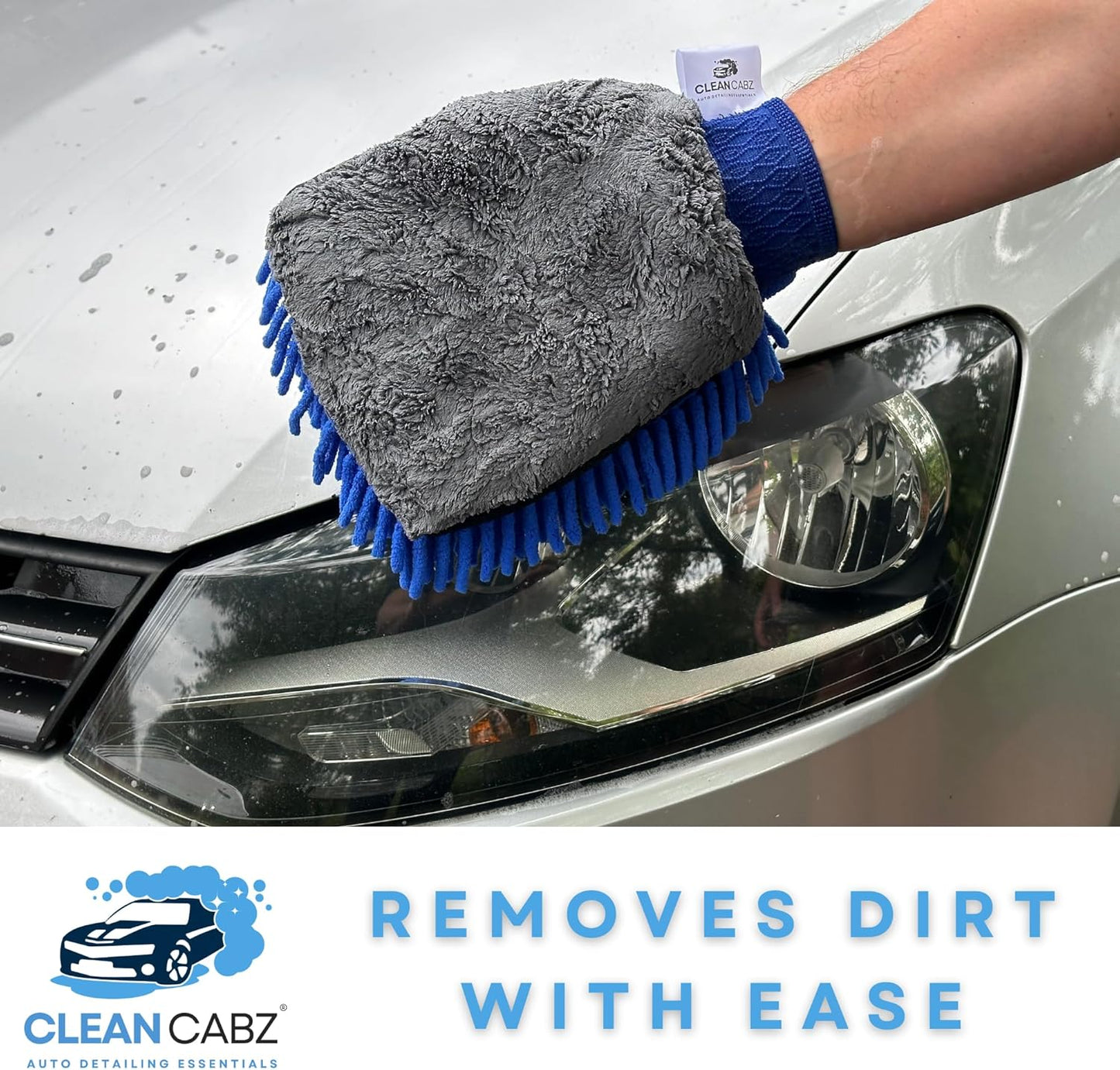 CleanCabz® Premium 2x Professional Car Wash Mitts