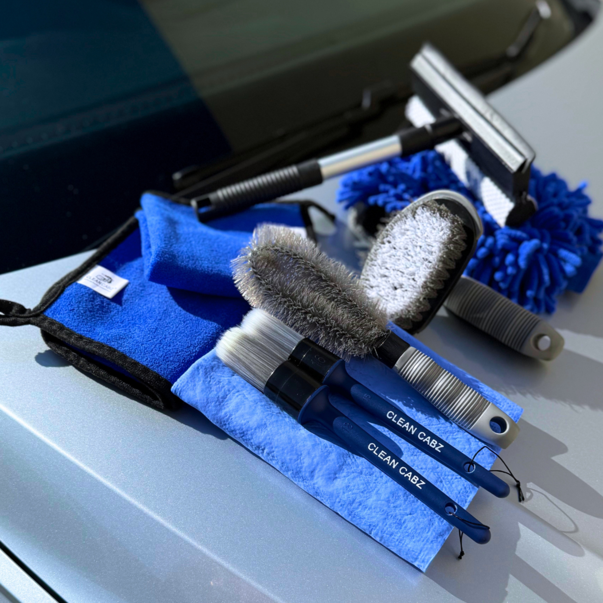CLEAN CABZ – Gold Car Cleaning Kit Bundle + FREE Detailing Kit!