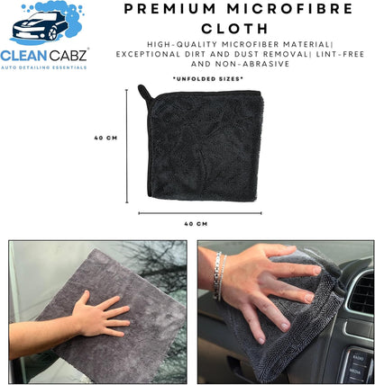 Clean Cabz® Premium Interior Cleaning Kit – 8 Piece Car Interior & Exterior Cleaning Set with Pet Hair Remover Tool - Car Cleaning Gel