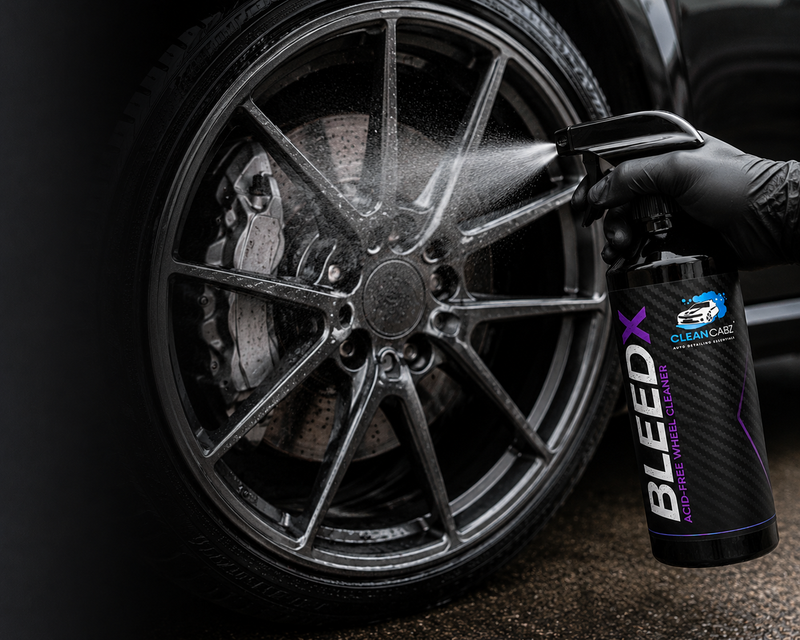Step 1: Spray Onto Cool Wheels