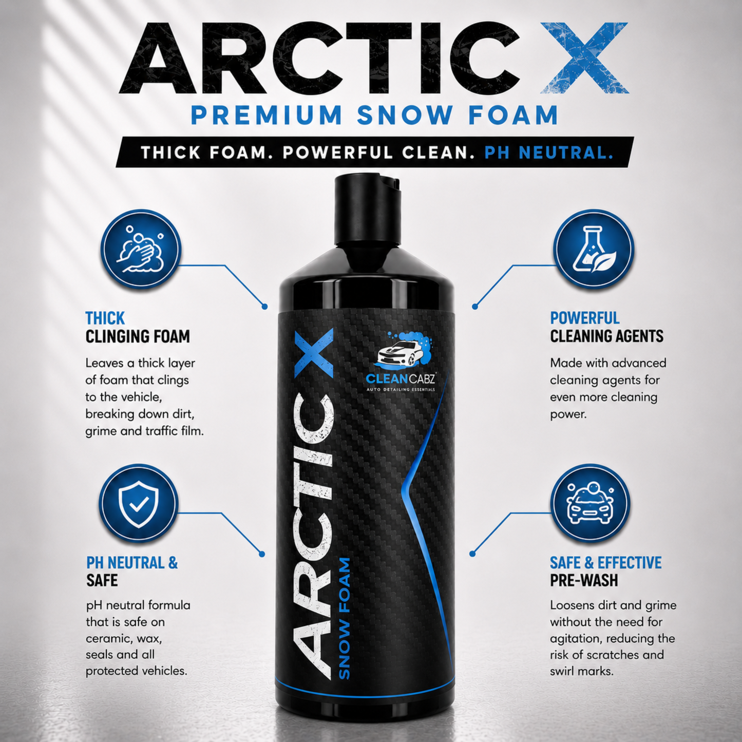 CleanCabz® Arctic X - Snow Foam