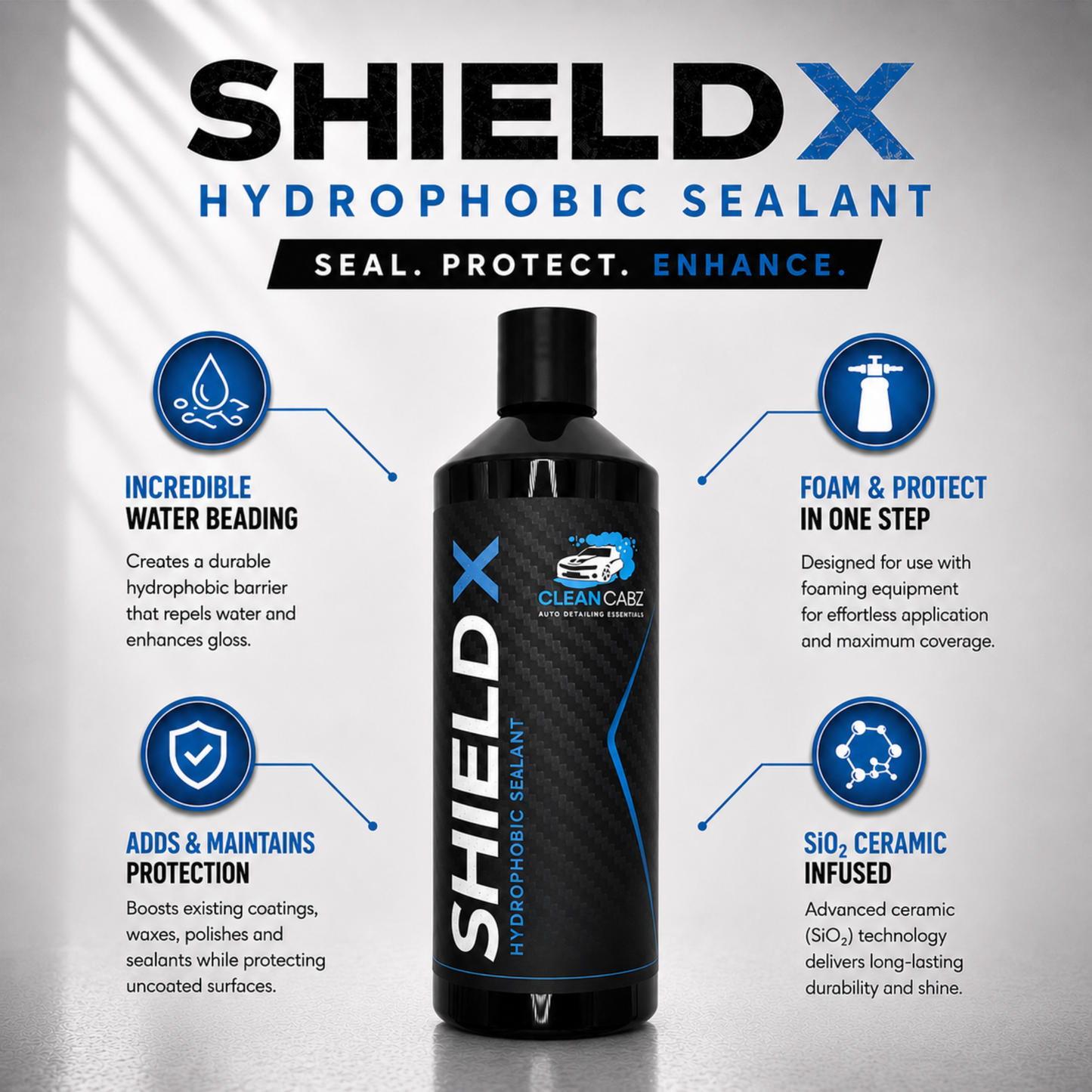 CleanCabz® Shield X Hydrophobic Sealant