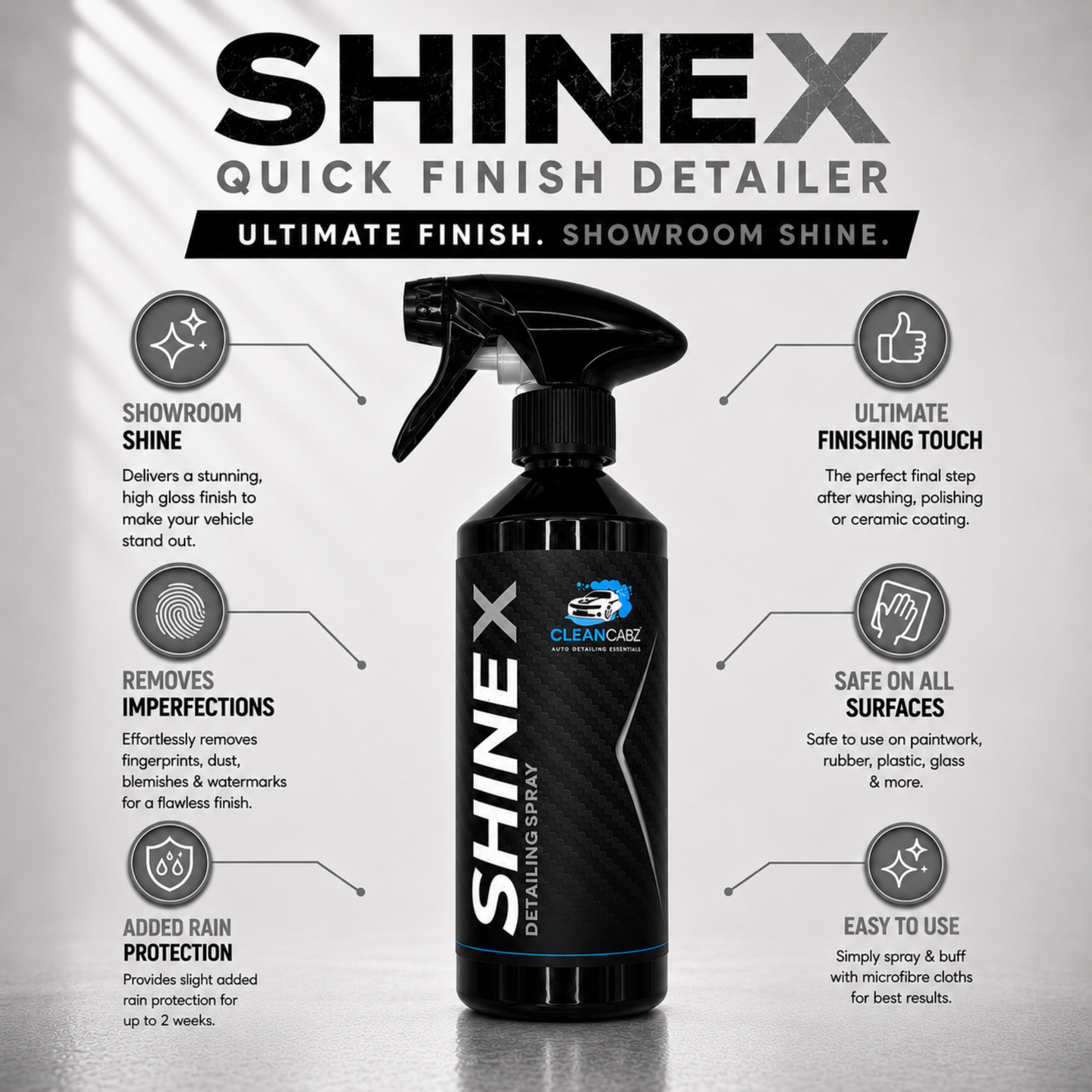 CleanCabz® Shine X Detailing Spray