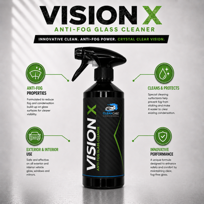 CleanCabz® Vision X Anti-Fog Glass Cleaner
